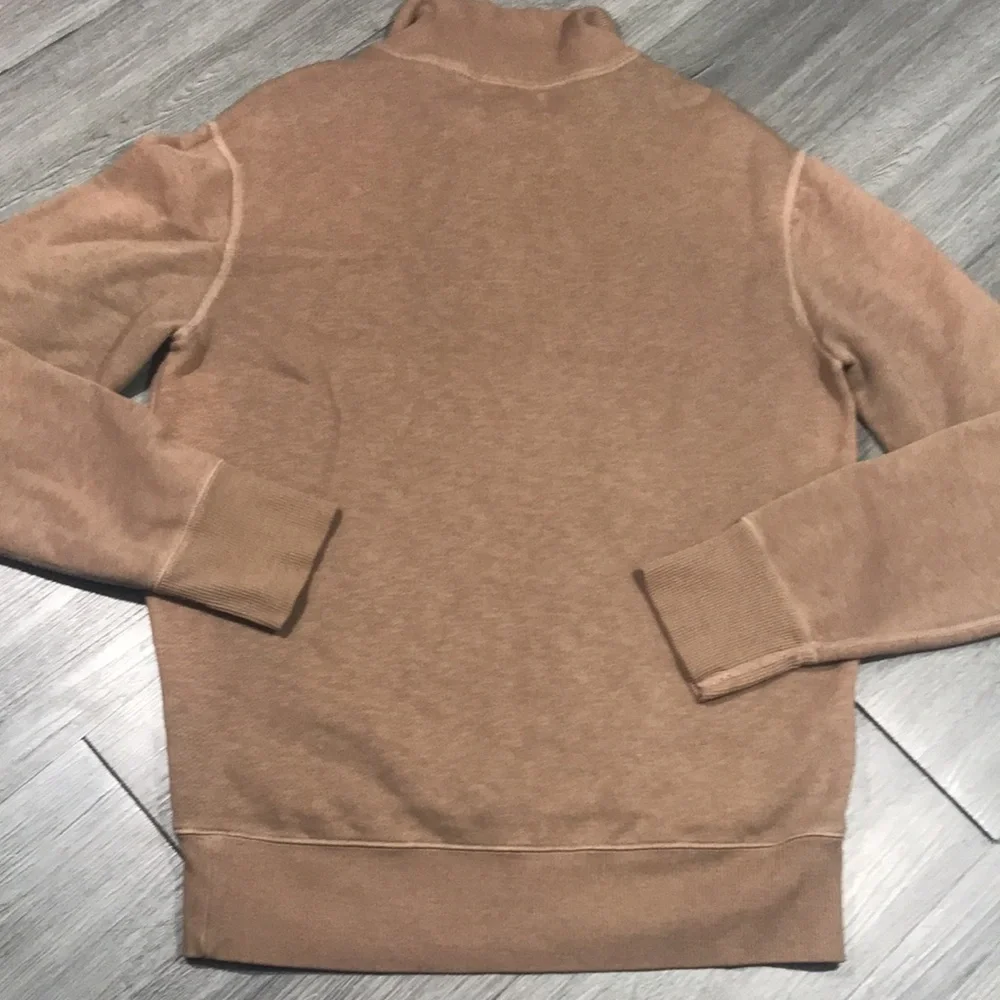 Polo Ralph Lauren Camel Quarter Button Sweatshirt size‎ M
